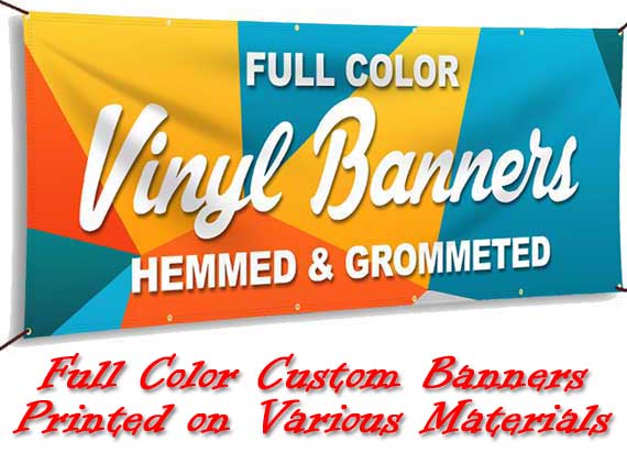 Full Color Custom Banners