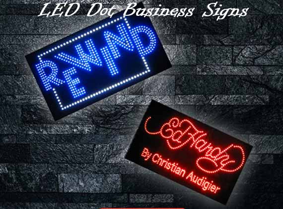 LED Dot Business Signs