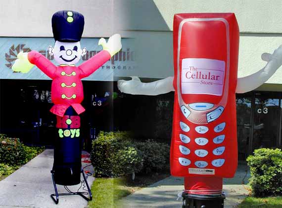 Toy Shoulder and Cell Phone Inflatables